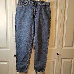 Levi's Women's Blue Denim 550 Relaxed Fit Tapered Leg Jeans Size 18 Medium